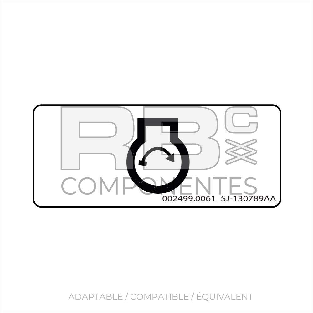 AUTOCOLLANT AD/CO/EQ SJ 130789 AA