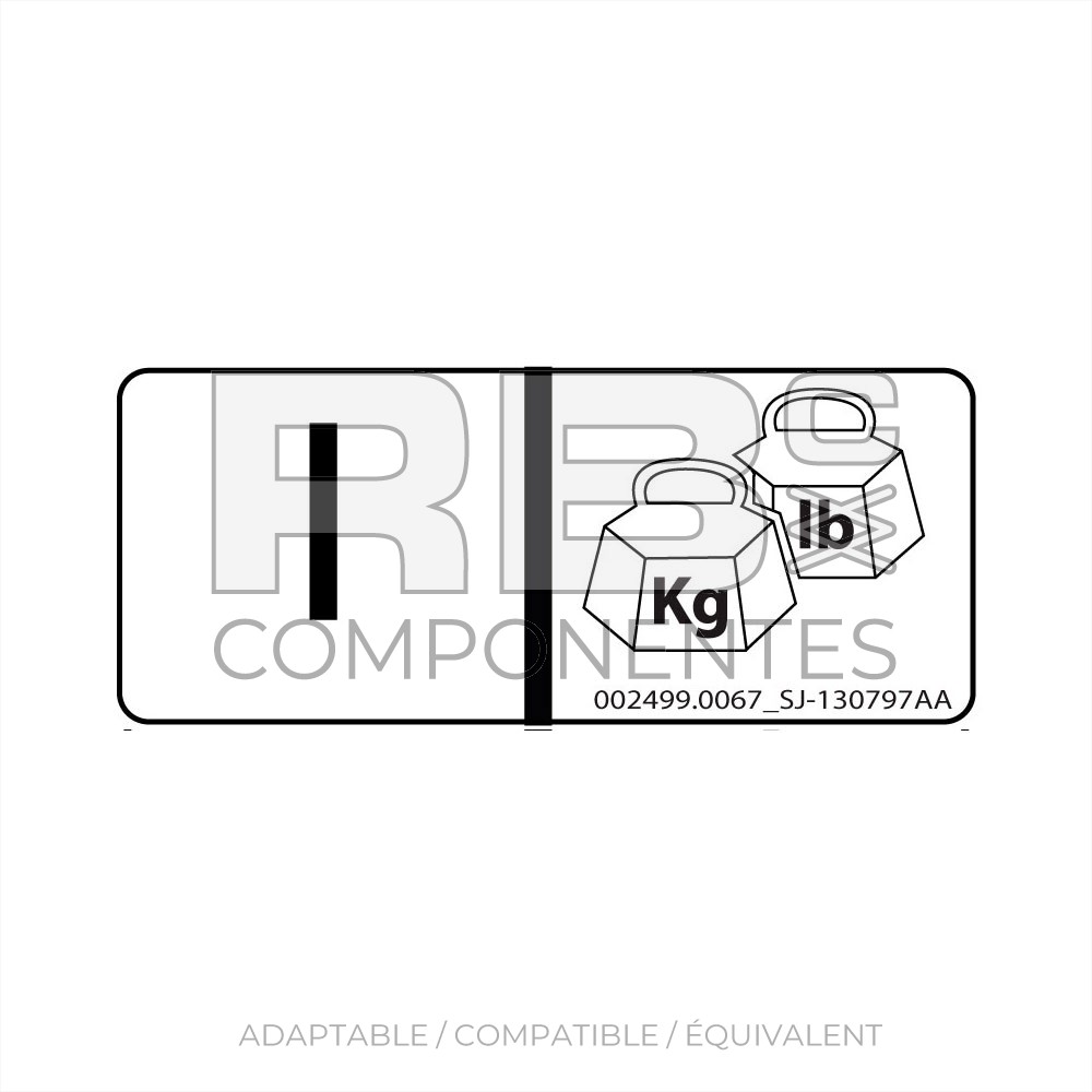 AUTOCOLLANT AD/CO/EQ SJ 130797 AA