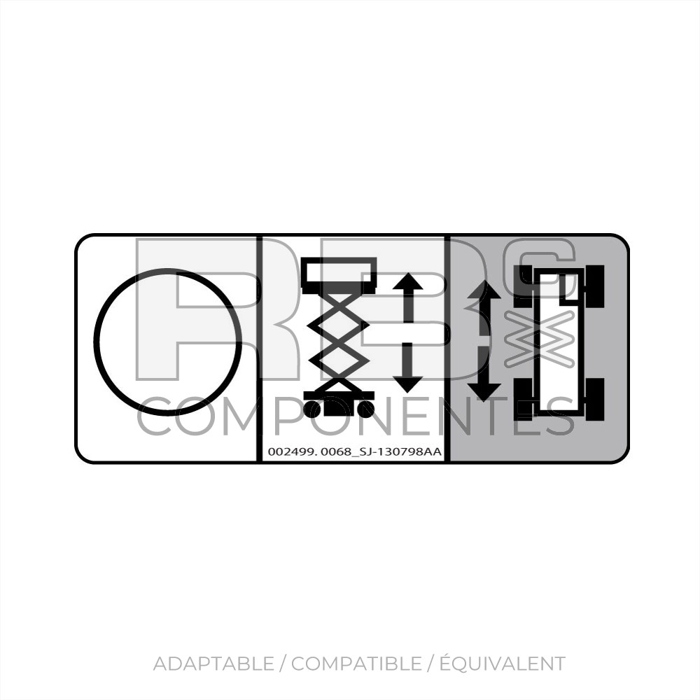 AUTOCOLLANT COMPATIBLE  REF. SJ 130798AA