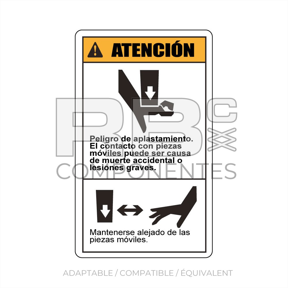 AUTOCOLLANT COMPATIBLE REF. 28161 C (ESPAGNOLE)