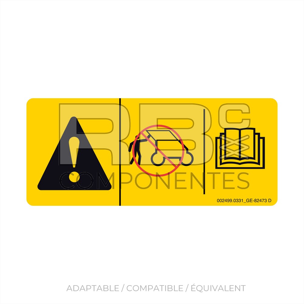 AUTOCOLLANT COMPATIBLE REF. GE 82473