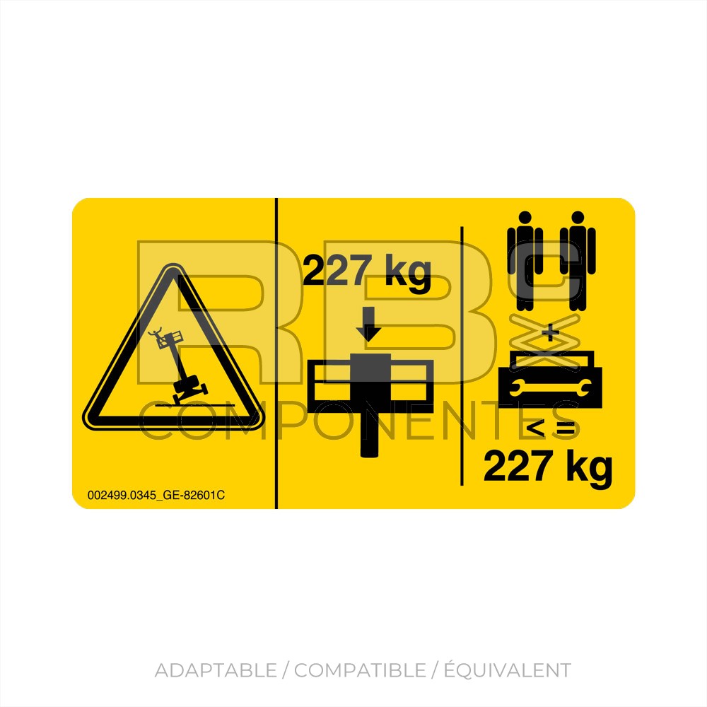 AUTOCOLLANT COMPATIBLE REF GE 82601