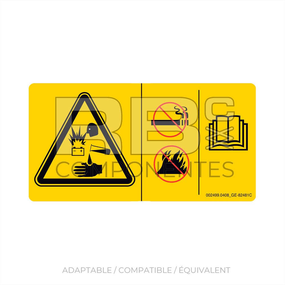 AUTOCOLLANT COMPATIBLE REF. GE 82481