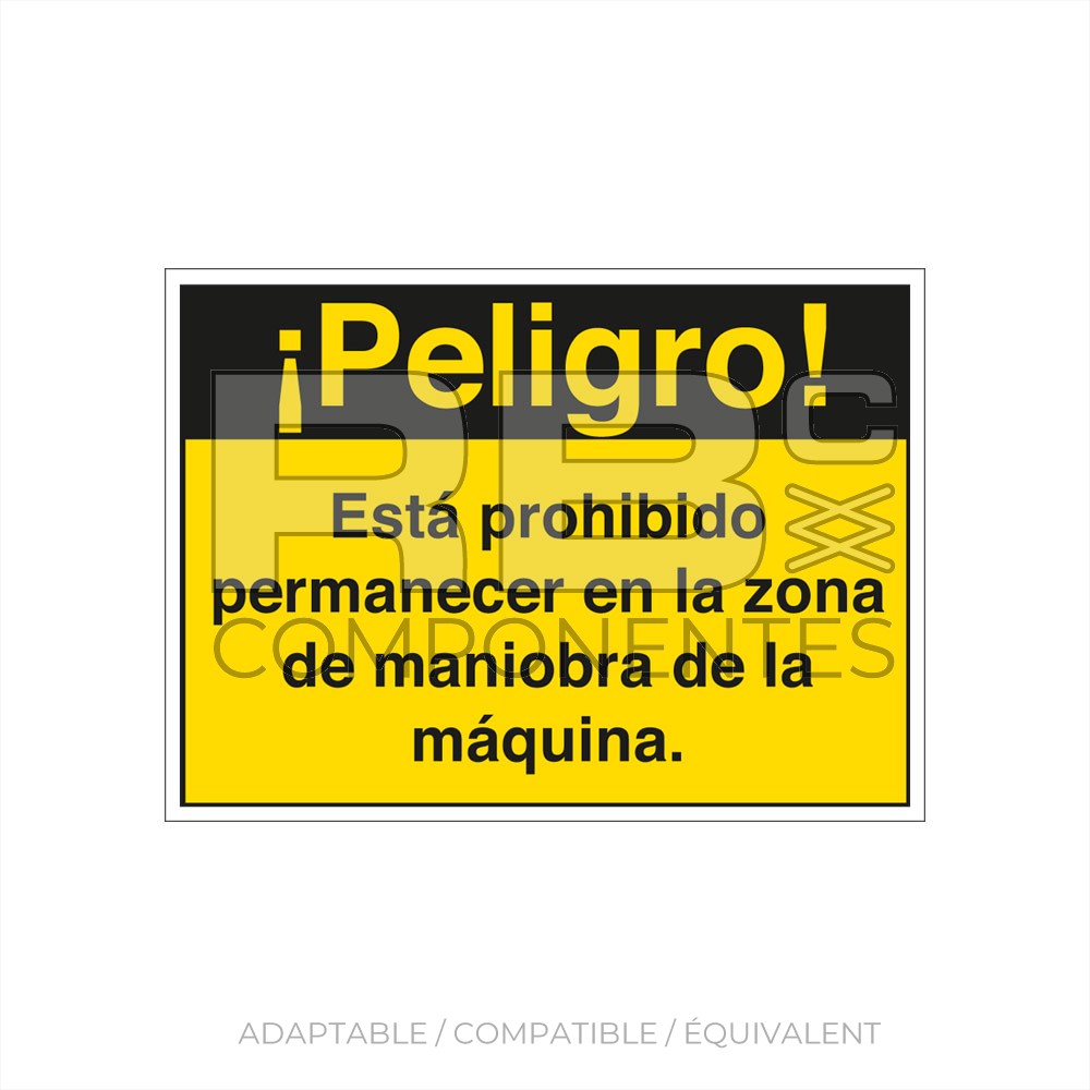 AUTOCOLLANT DANGER 220X160 (ESPANGOL)