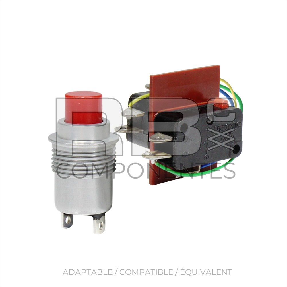 KIT DE MICRO-RUPTEURS ET BOUTON POUSSOIR.