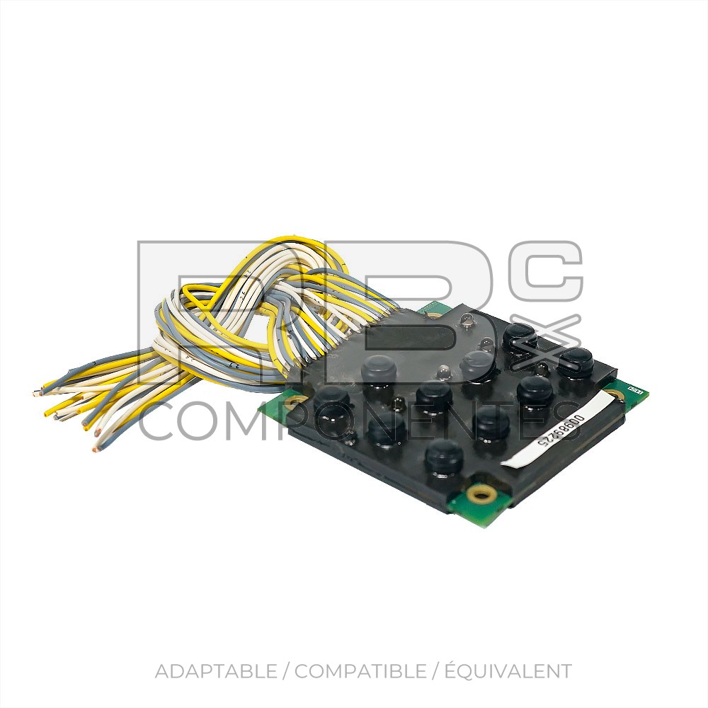 CARTE DE 10 BOUTONS ET 6 LEDS