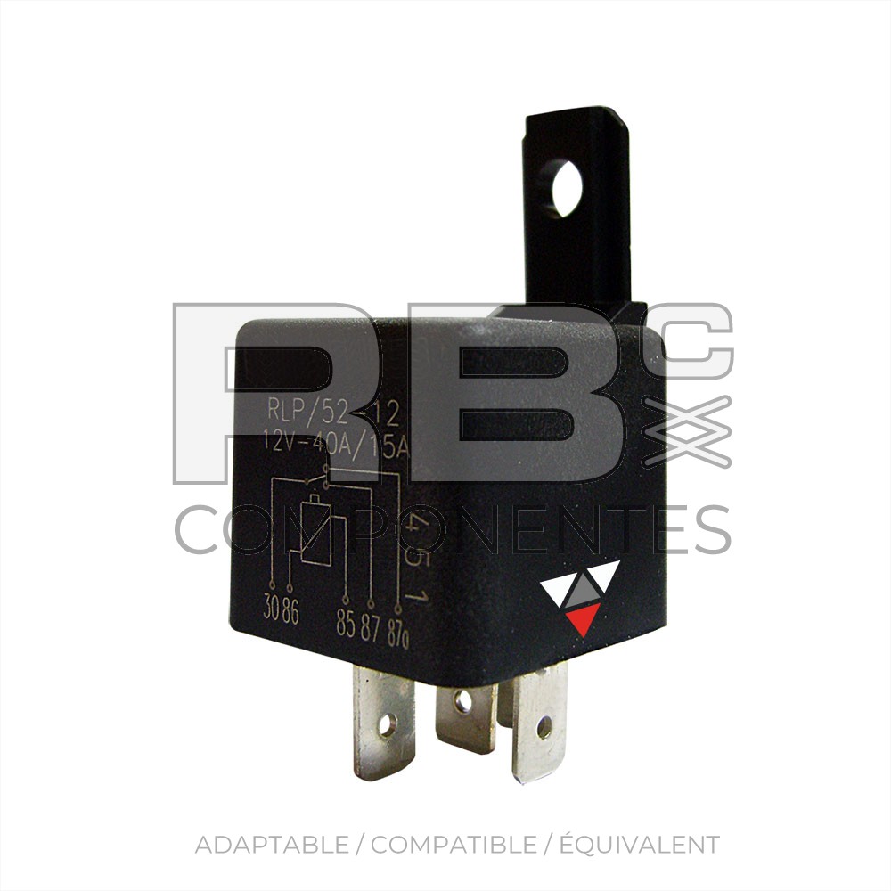 RELAIS TYPE AUTOMOBILE DE 12V. AVEC CONTACTS  N.O.