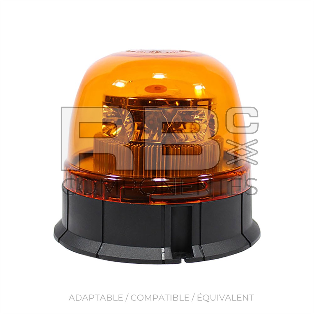 GYROPHARE FIXE 12/24V LED - DOUBLE FREQUENCE