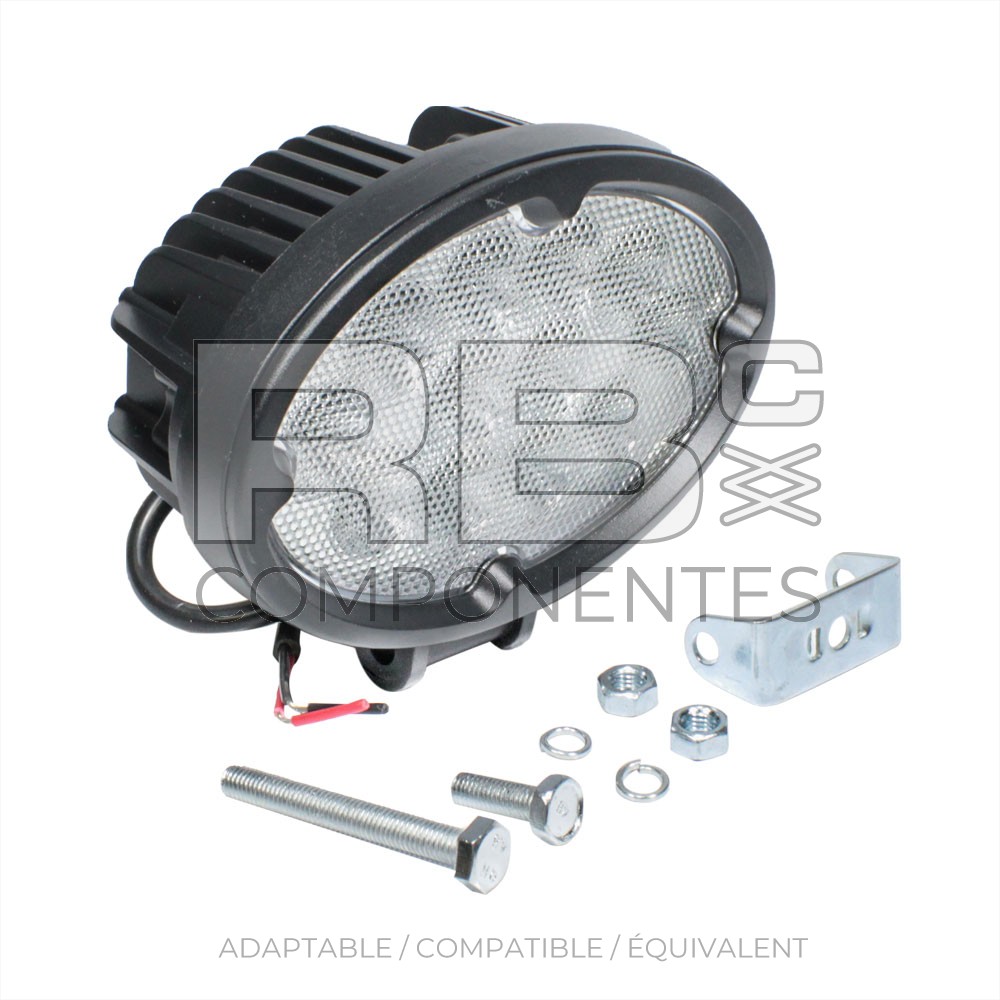 FARO OVALADO 12 LED-36W 9V-32V