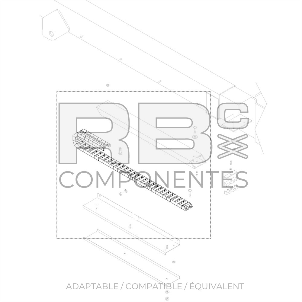 CHAINE PORTE-CABLES COMPATIBLE GE 106947
