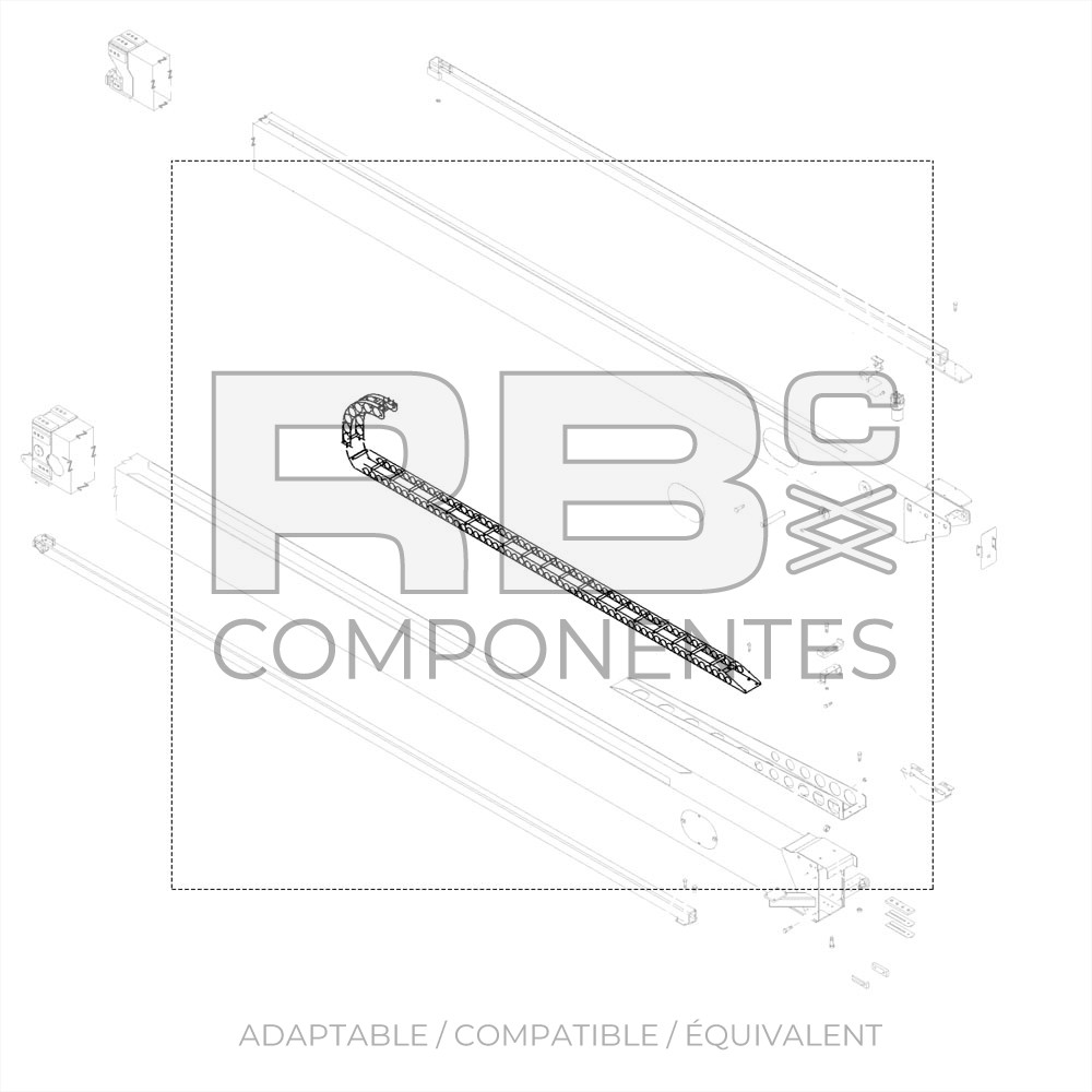 CHAINE PORTE-CABLES COMPATIBLE GE 102052