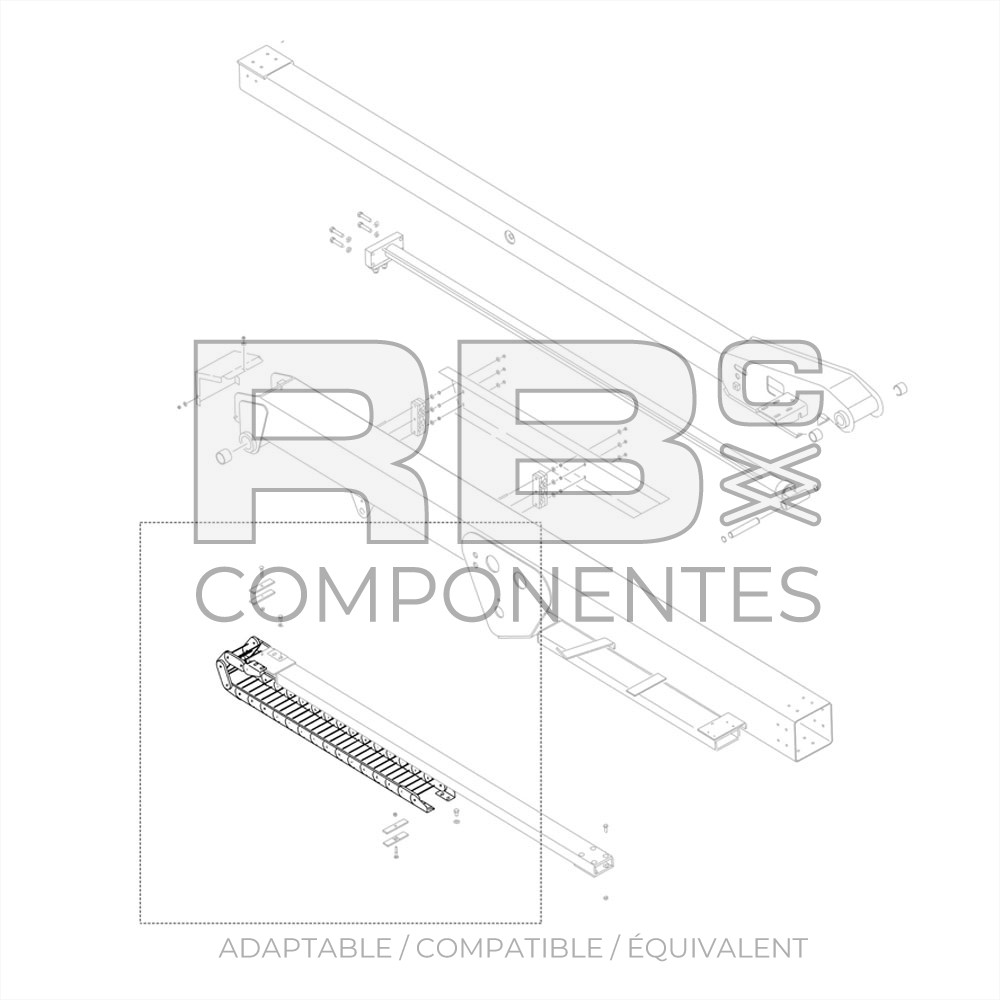 CHAINE PORTE-CABLES COMPATIBLE JL 7026120