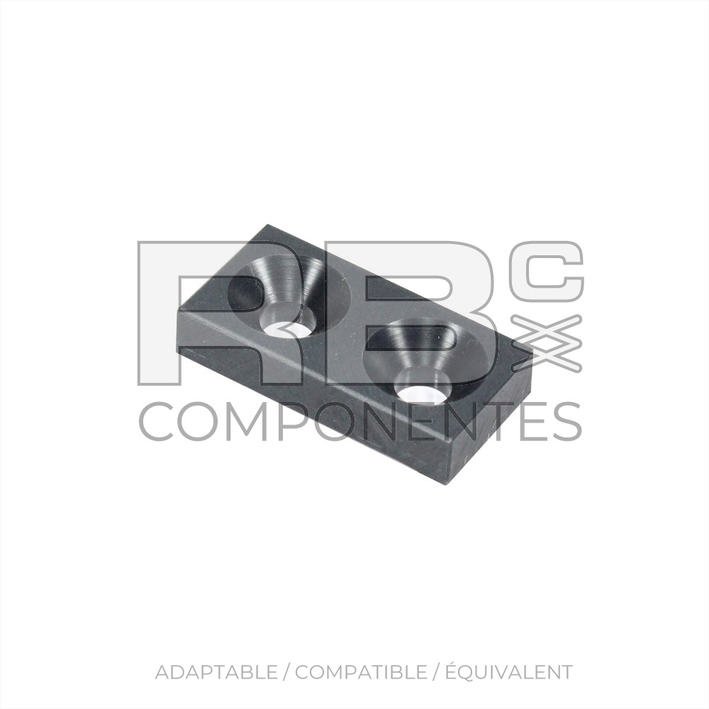 PATIN RECTANGULAIRE 50X25X10MM