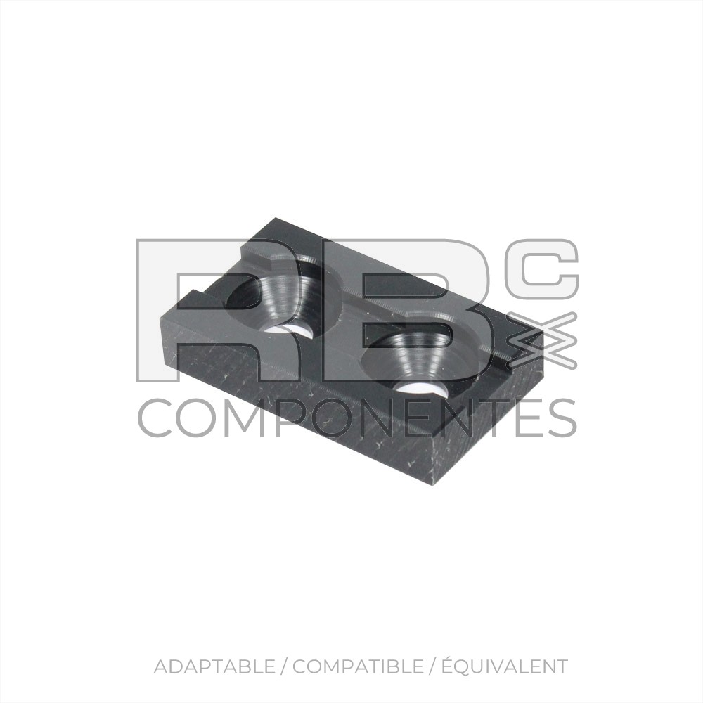 PATIN RECTANGULAIRE 50X30X10MM