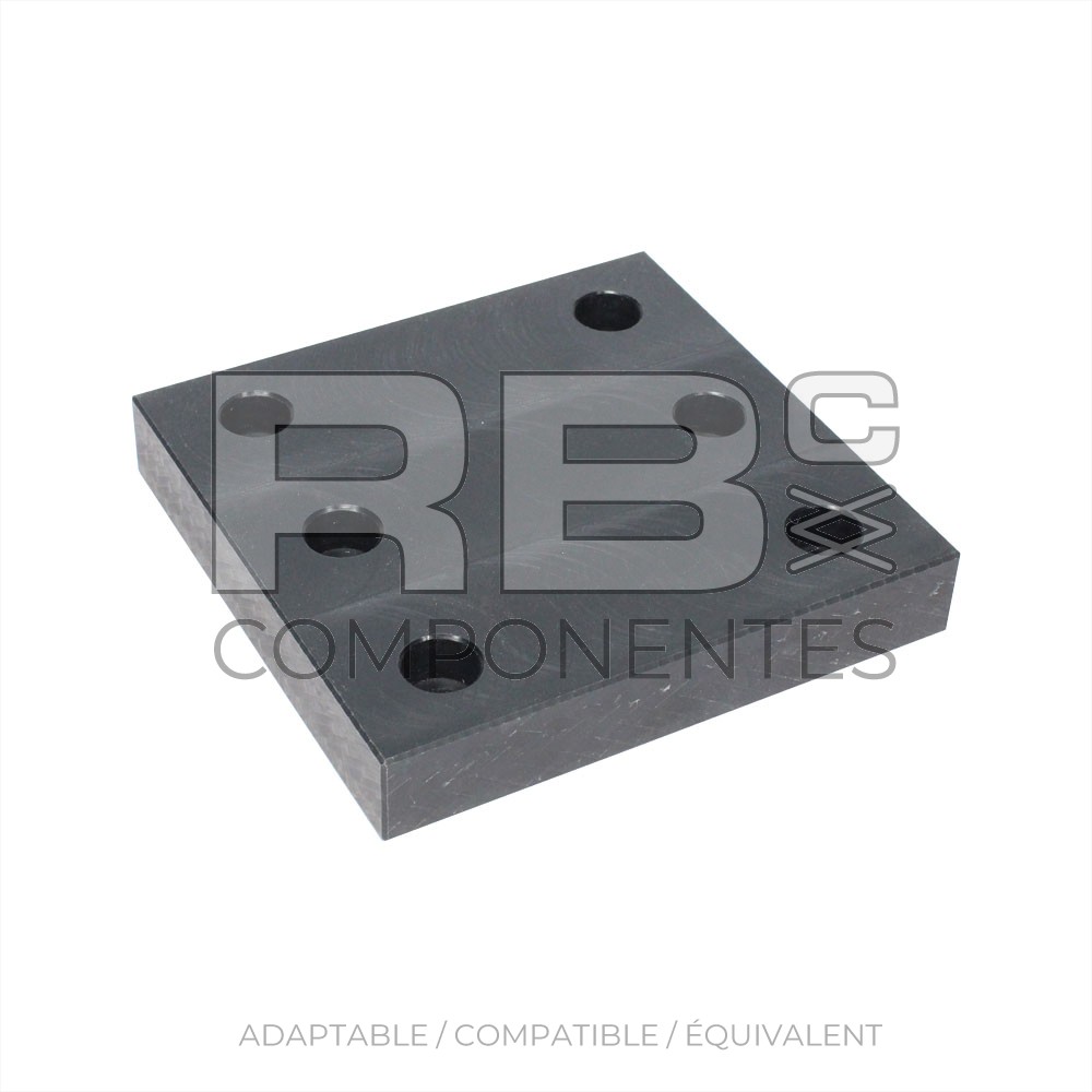 PATIN RECTANGULAIRE 150X145X25MM