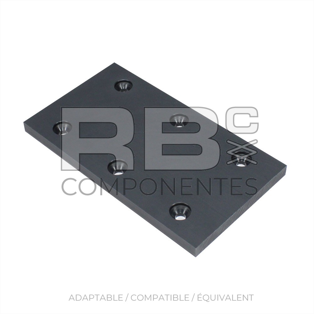 PATIN RECTANGULAIRE  222x122x12,2