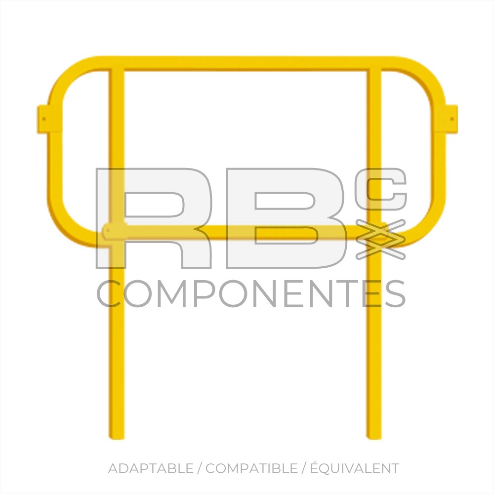 Nº5 - BARRIERE ARRIERE DU PANIER  ADAPTABLE CLIEN