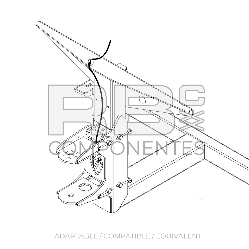 SUPPORT PANIER AD/CO/EQ GE 61997 GT