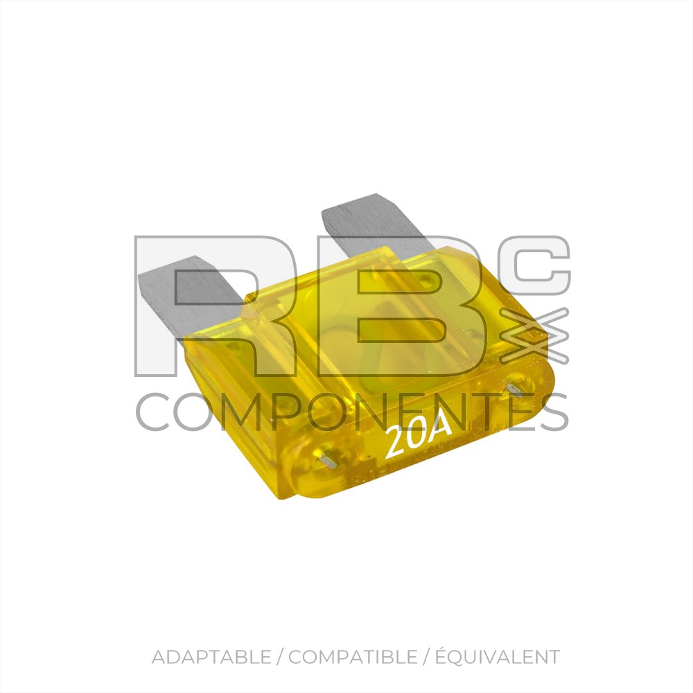 FUSIBLE DE FICHE 20 A.