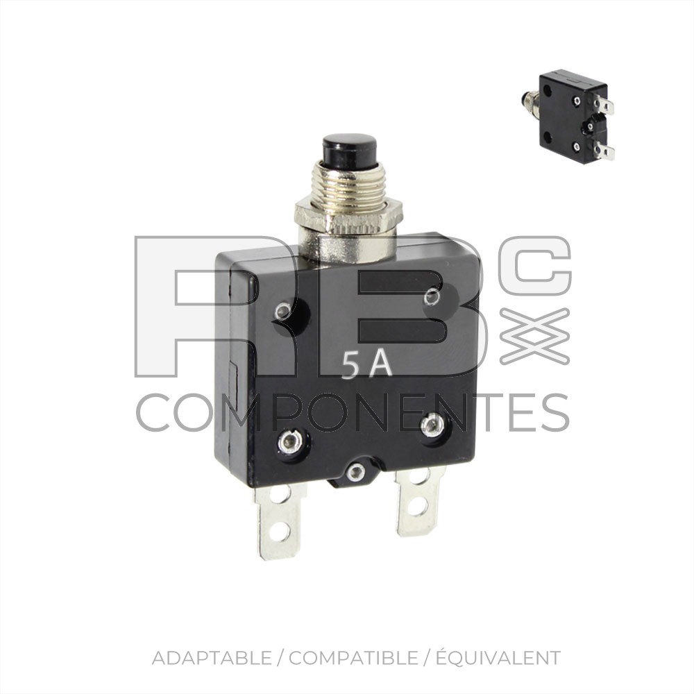 FUSIBLE THERMIQUE DE 5 A.
