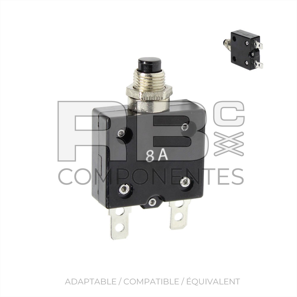 FUSIBLE THERMIQUE DE 8 A.