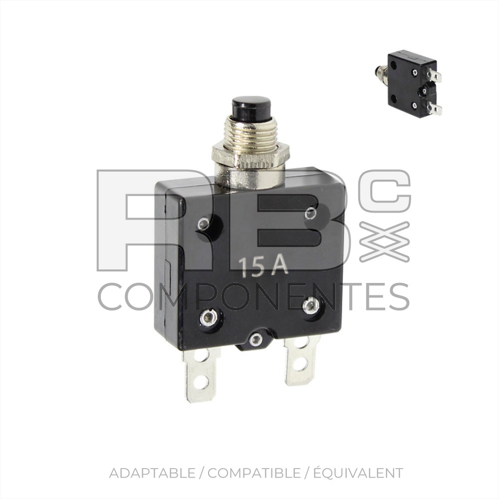 FUSIBLE THERMIQUE DE 15 A.