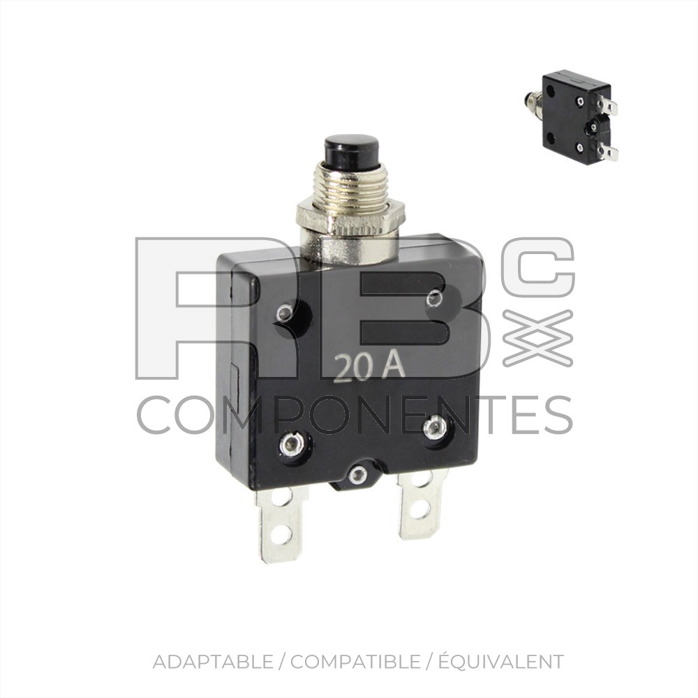 FUSIBLE THERMIQUE DE 20 A.