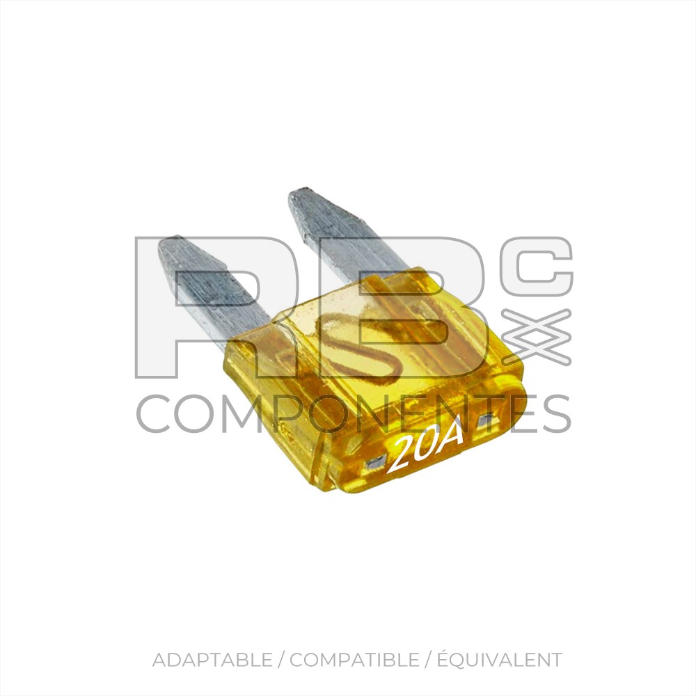 FUSIBLE DE FICHE MINI 20 A