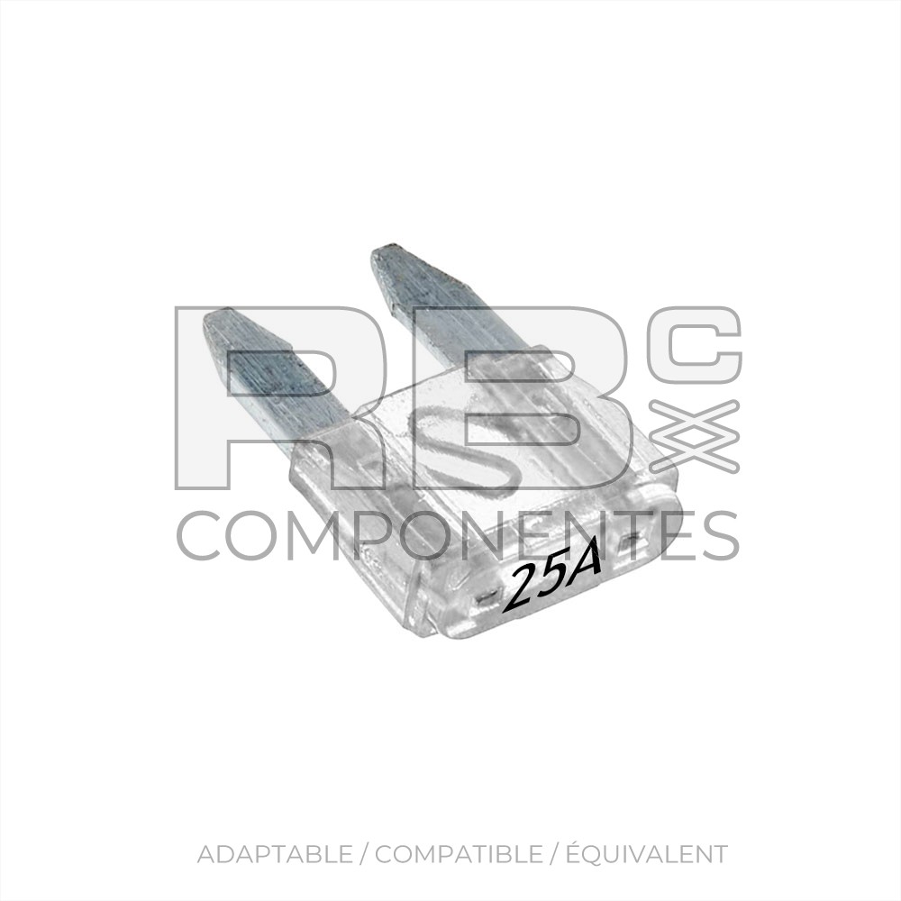 FUSIBLE DE FICHE MINI 25 A