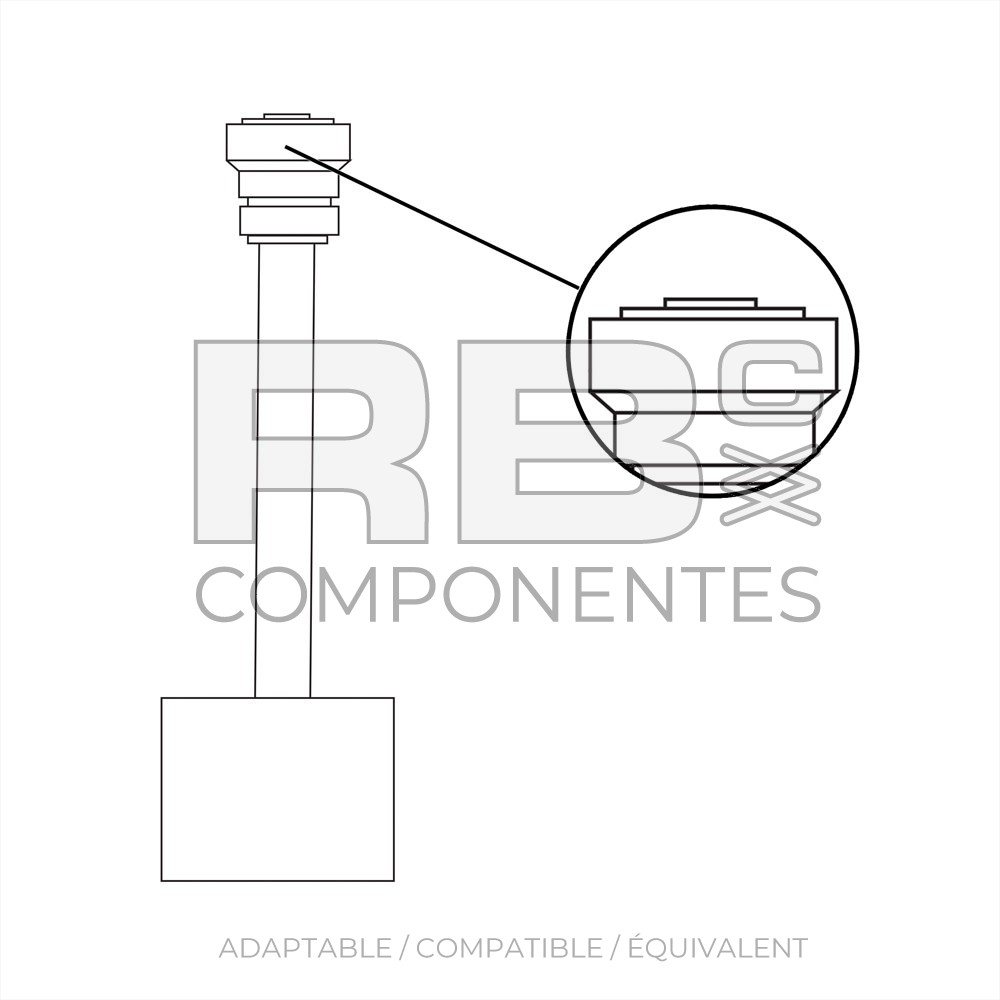 CONNECTEUR MALE 16 VOIES COMPATIBLE HL 2440308530