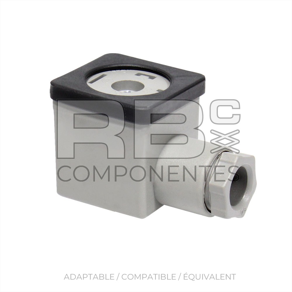 CONNECTEUR POUR ÉLECTROVALVE.