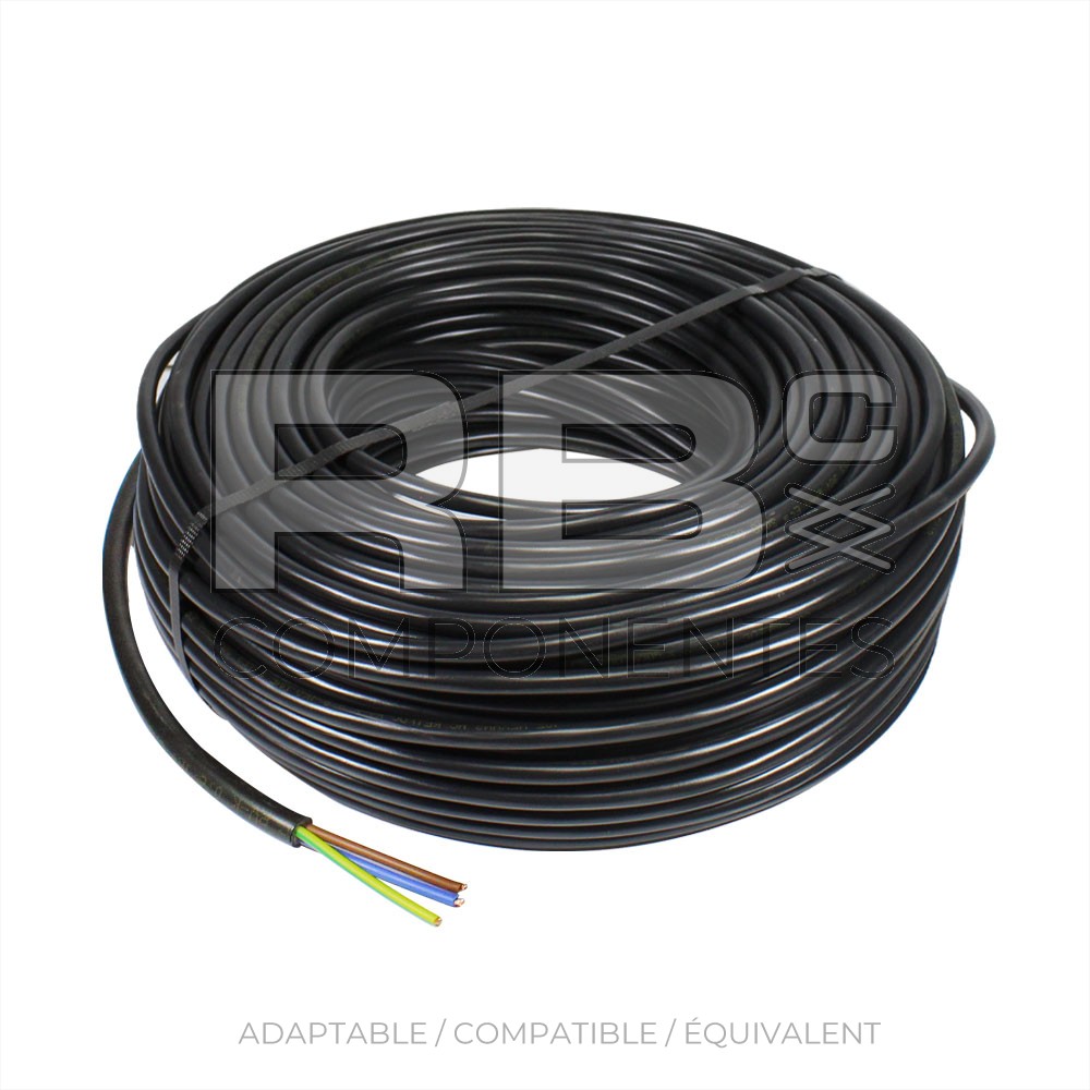 FAISCEAU DE 3 X 1,5 MM2, TYPE RALLONGE POUR CHARGE