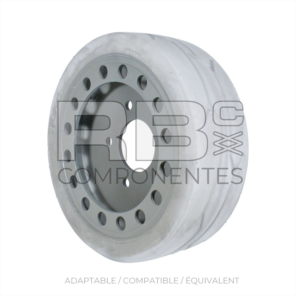 ROUE DIMENSIONS 12 X 4 AVEC DISQUE DE FREIN.SJ 32
