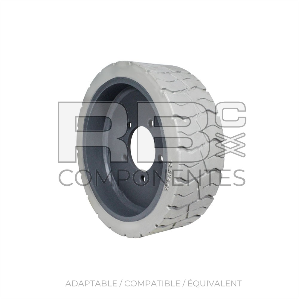 RUEDA SUPERELÁSTICA 12.5x4.25 PARA JL-E2 T.E Y D.