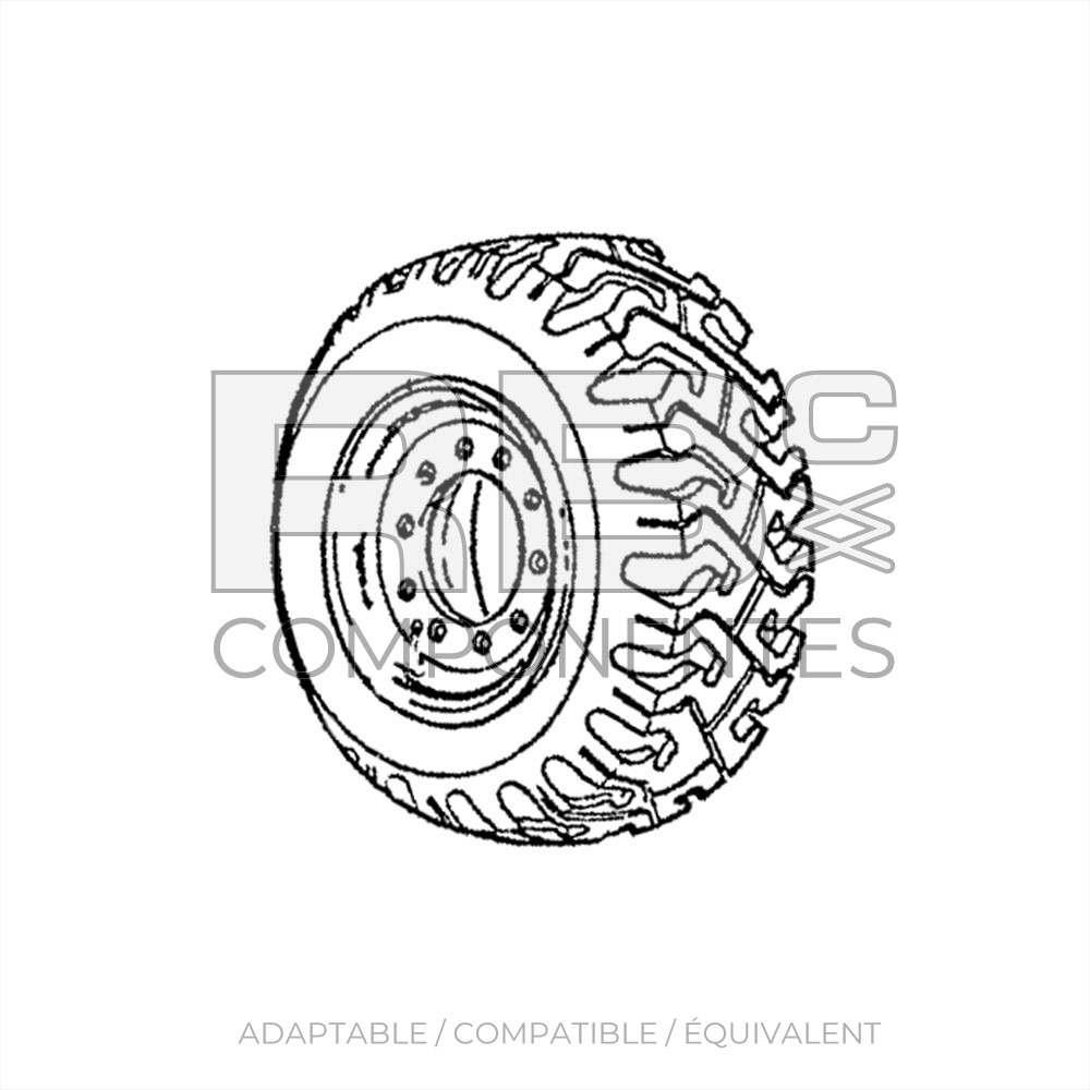 ROUE  ADAPTABLE JL 0271616 LH, 15-19.5 PR16