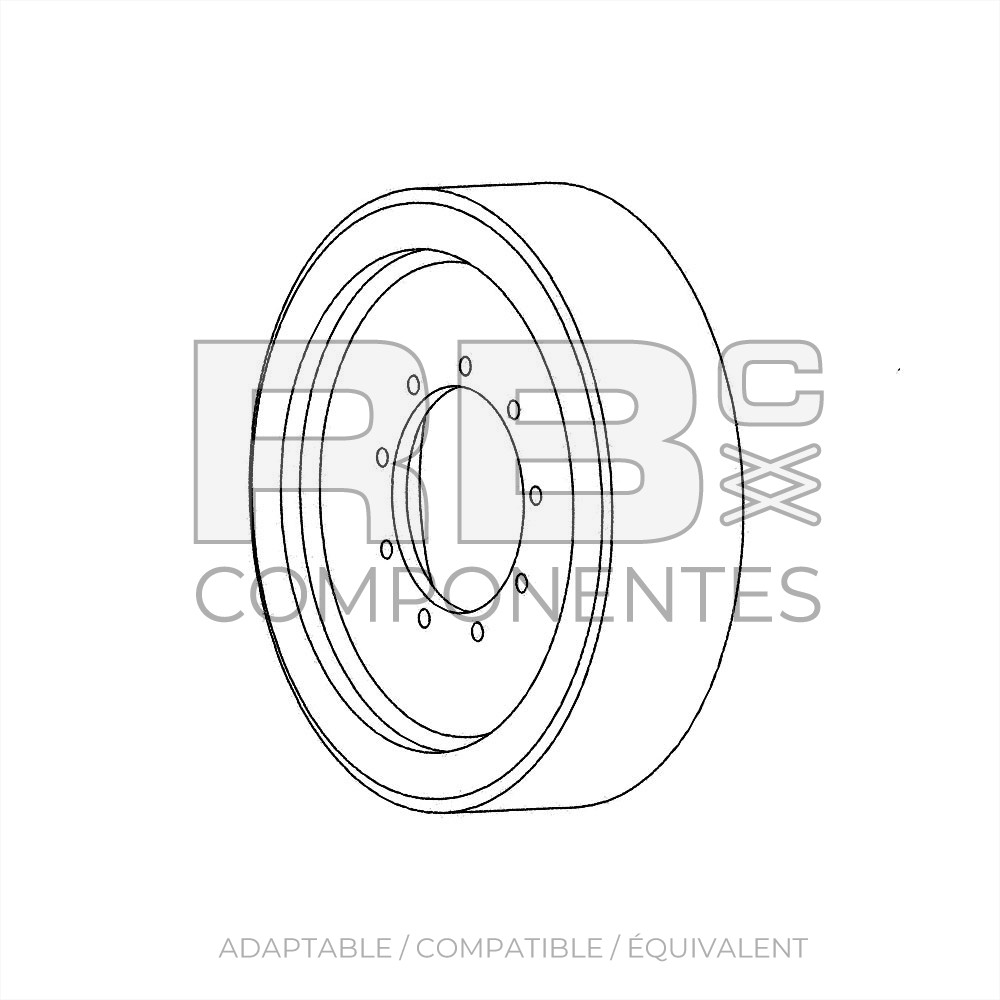ROUE N. M. ADAPTABLE 1001110774 , 22x6x17.75