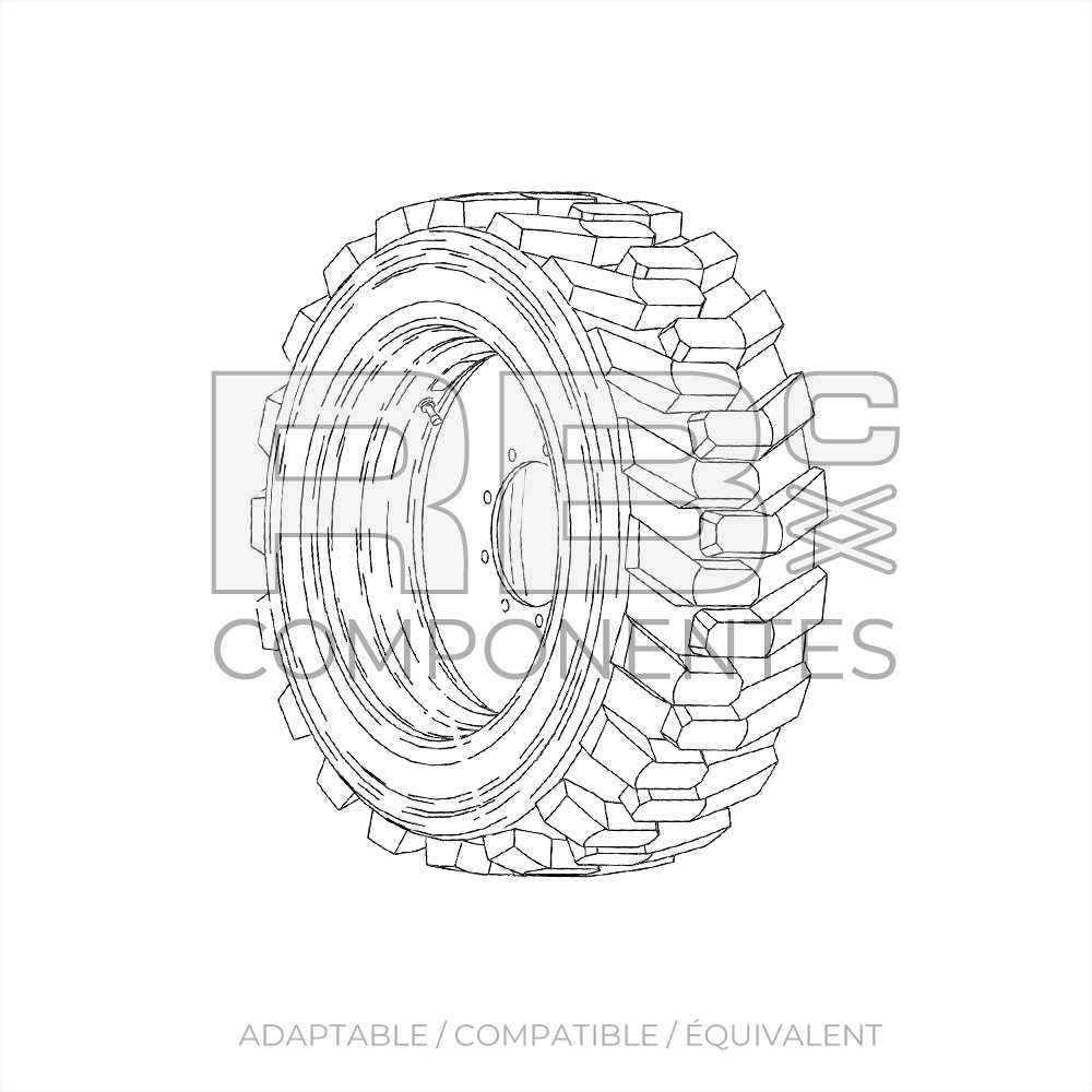 ROUE N. M.  ADAPT JL 0258997 IN240/55-17. 5 FF 