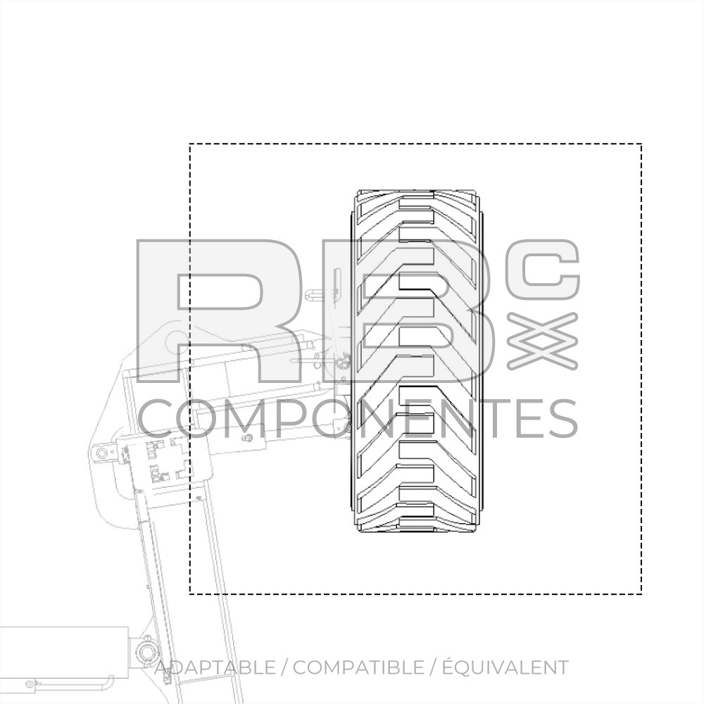 ROUE  ADAPTABLE REF  60957