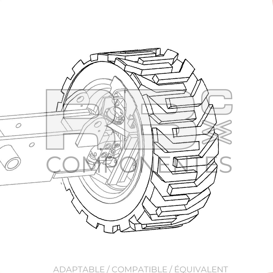 ROUE  ADAPTABLE REF 88258