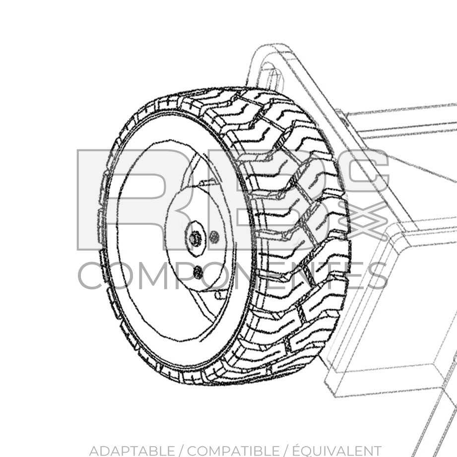 ROUE NON MARKING ADAPTABLE REF 823875