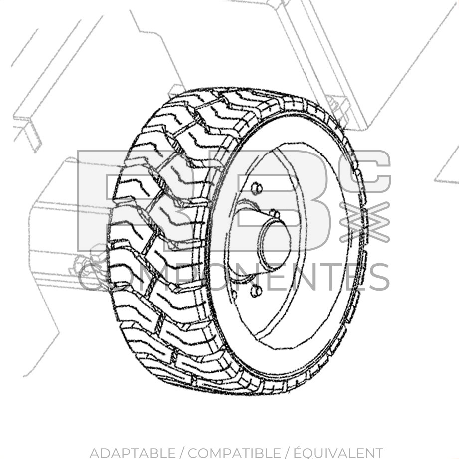 ROUE  22X9X17 Z33 ADAPTABLE  REF 823876