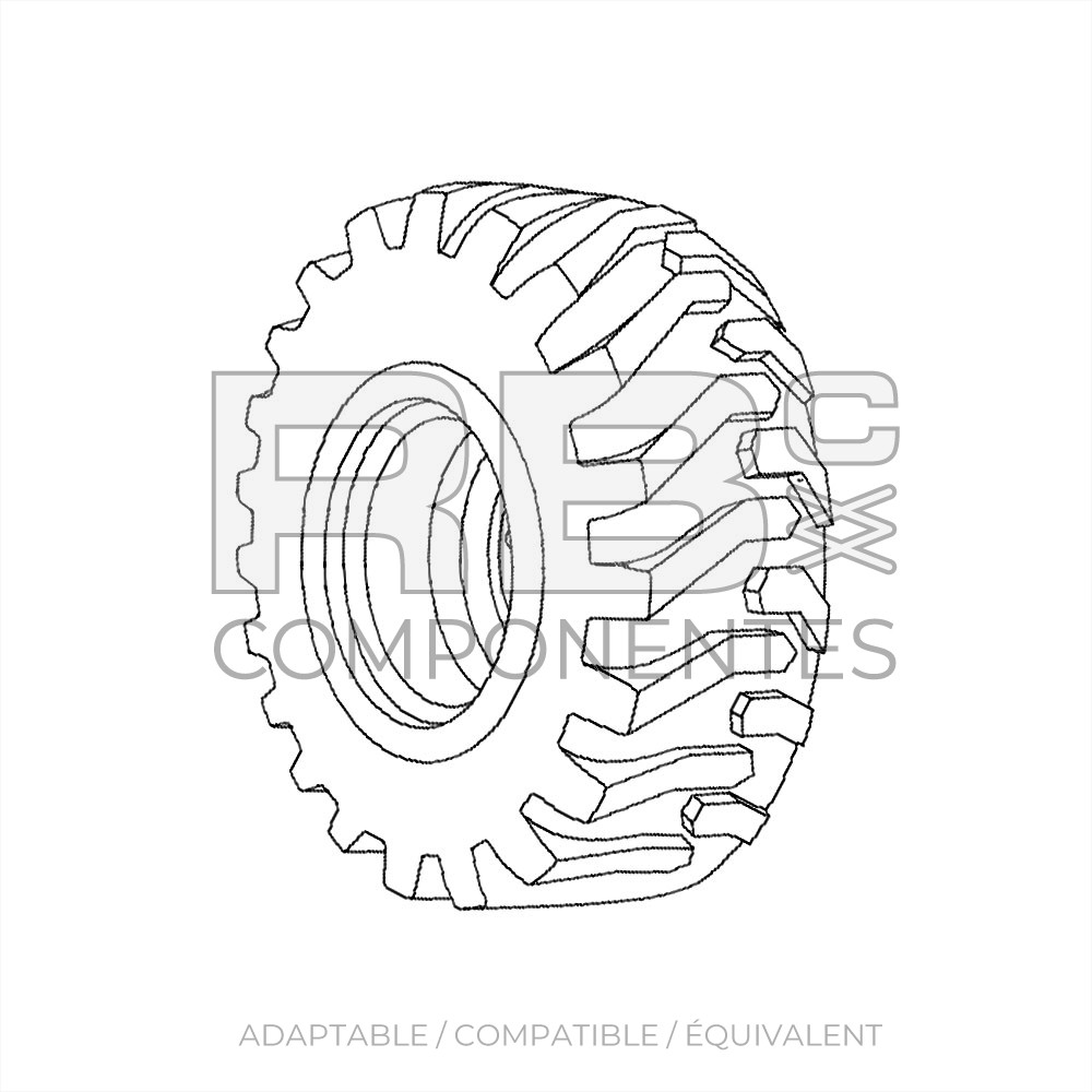 ROUE  12X26,BL  ADAPTABE REF 1258752