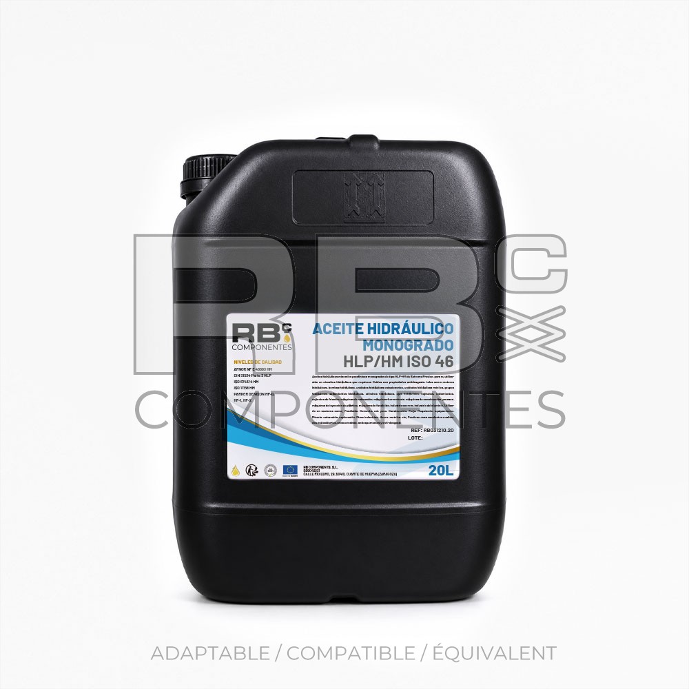 ACEITE HIDRAULICO MONOGRADO HLP/HM ISO 46 20L
