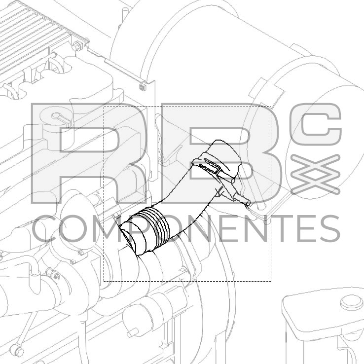 TUYAU D'ÉCHAPPEMENT COMPATIBLE GE 70445