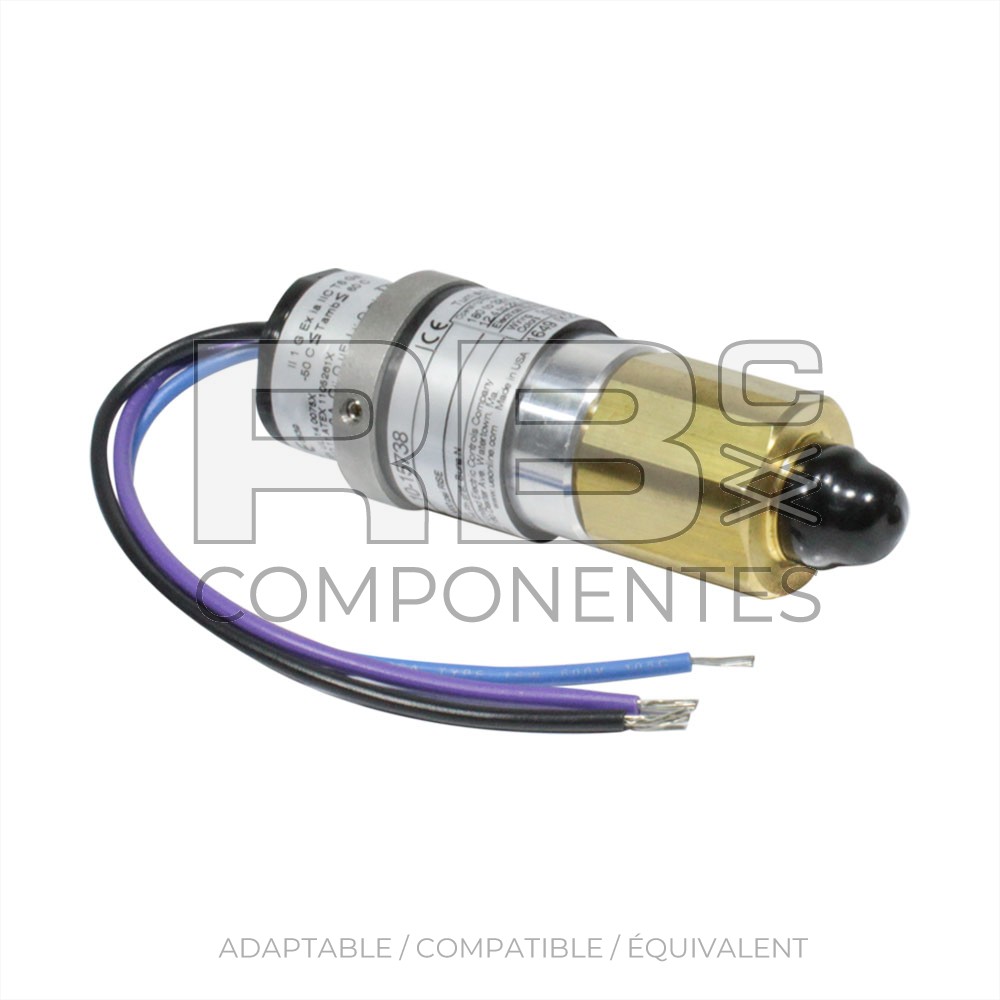 INTERRUPTEUR PRESSION, 0-3000PSI, COMP. GE 104935