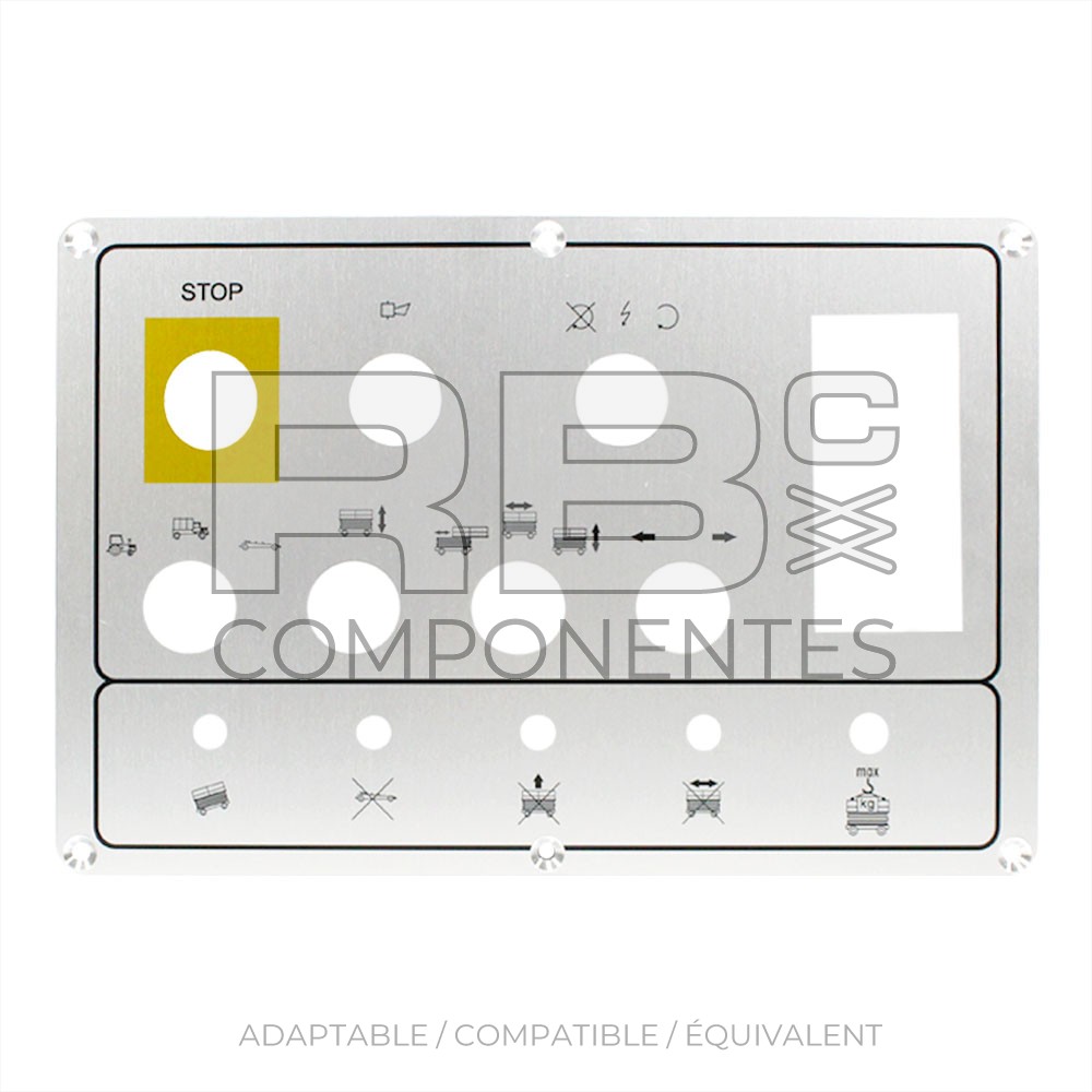COUVERCLE BOITIER COMMANDE REF. E001190 (V2)