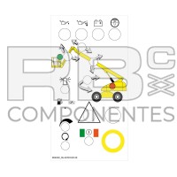 ADH. COMMANDES INFÉRIEURES POUR 21TX/23TPX
