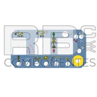 ADH.UP.COMPATIBLE CON  HL-20/26PX (A.D.) AZUL