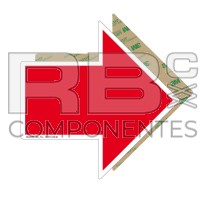 AUTOCOLLANT SENS DE TRACTION FLECHE ROUGE GRAND 3M