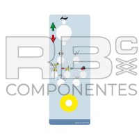 AUTOCOLLANT POSTE HAUT POUR HL COMPACT 10RTE/12RTE